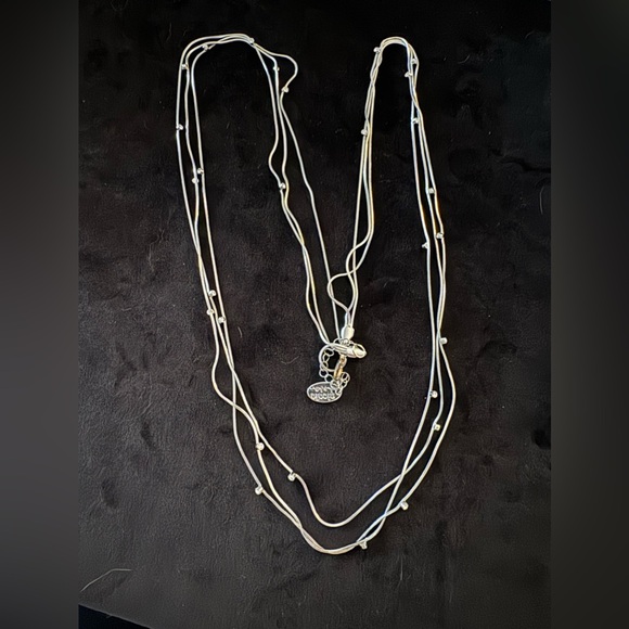 Nicole Miller Jewelry - Nicole Miller Long Silver 3 strands Necklace.